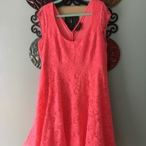 Lane Bryant Lace Midi Dress with Sweater